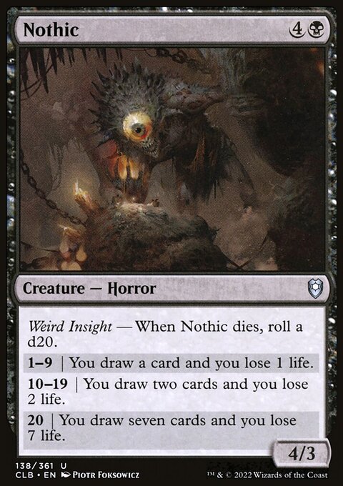 Nothic [Commander Legends: Battle for Baldur's Gate]
