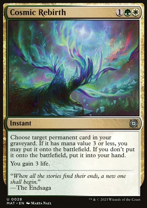 Cosmic Rebirth [March of the Machine: The Aftermath]