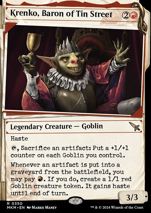 Krenko, Baron of Tin Street (Showcase) [Murders at Karlov Manor]