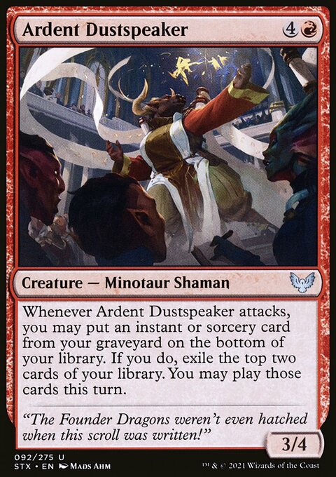 Ardent Dustspeaker [Strixhaven: School of Mages]
