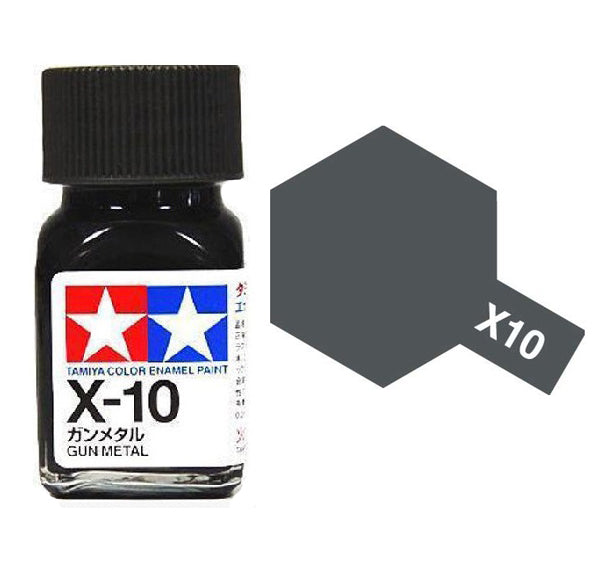 Tamiya X-10 Gun Metal Enamel