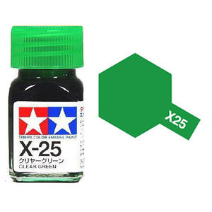 Tamiya X-25 Clear Green Enamel