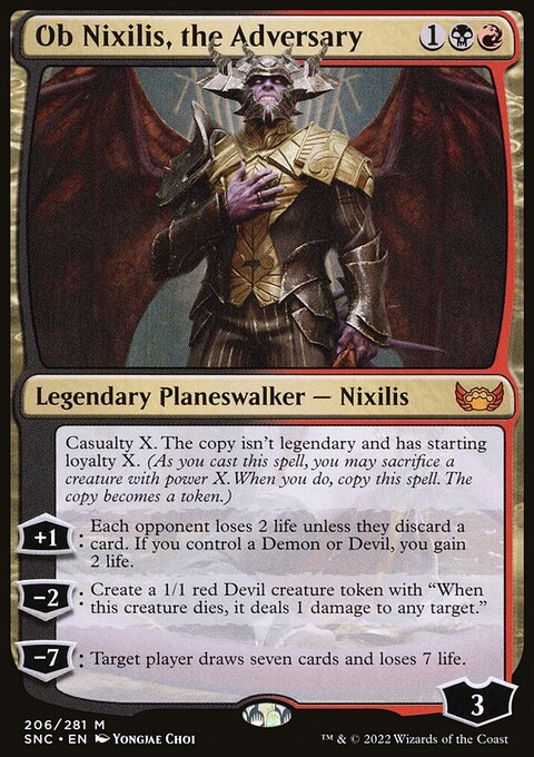 Ob Nixilis, the Adversary [Streets of New Capenna]
