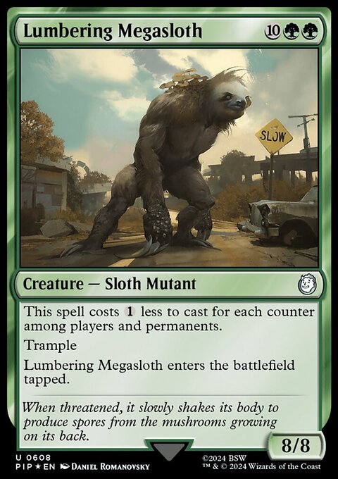 Lumbering Megasloth (Surge Foil) [Fallout]
