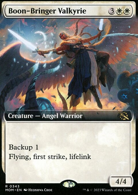 Boon-Bringer Valkyrie (Extended Art) [March of the Machine]