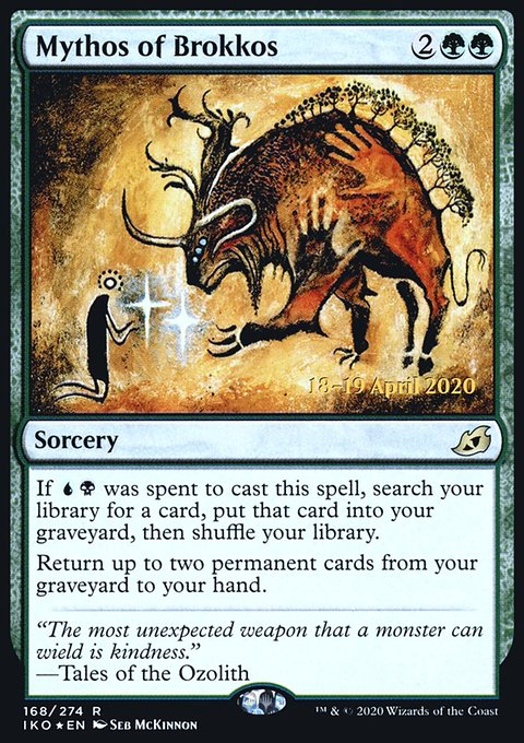 Mythos of Brokkos [Ikoria: Lair of Behemoths Prerelease Promos]