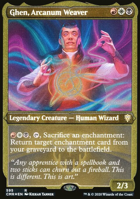 Ghen, Arcanum Weaver (Etched) [Commander Legends]