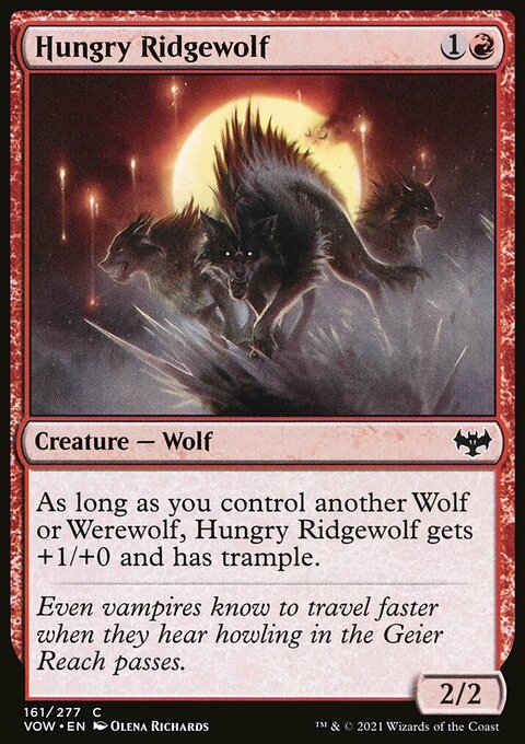 Hungry Ridgewolf [Innistrad: Crimson Vow]