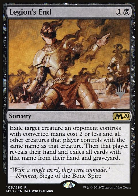 Legion's End [Core Set 2020 Prerelease Promos]