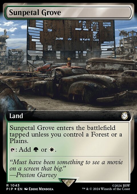 Sunpetal Grove (Extended Art) (Surge Foil) [Fallout]