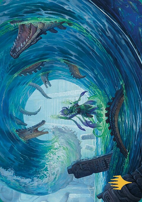 Wave Goodbye Art Card [The Lost Caverns of Ixalan Art Series]