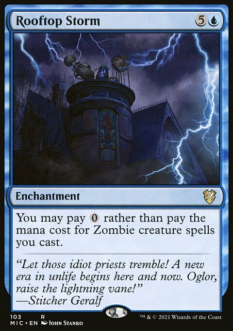Rooftop Storm [Innistrad: Midnight Hunt Commander]