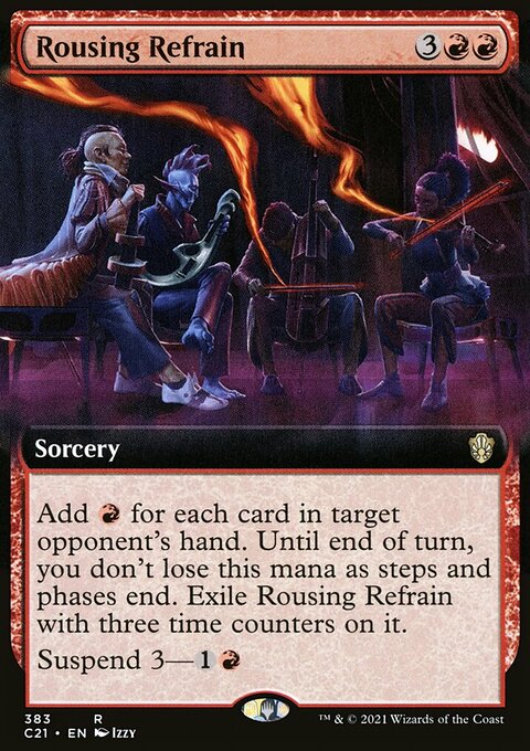 Rousing Refrain (Extended Art) [Commander 2021]