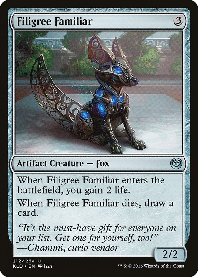 Filigree Familiar [Kaladesh]