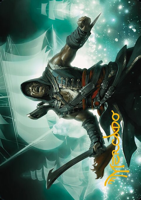Adewale, Breaker of Chains Art Card (Gold-Stamped Signature) [Assassin's Creed Art Series]