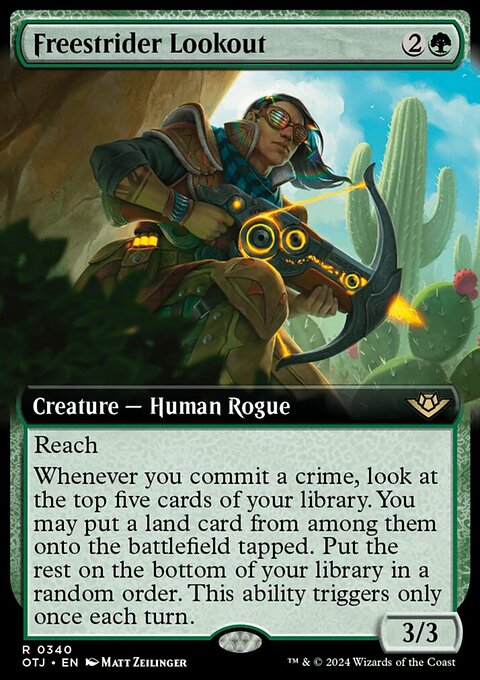 Freestrider Lookout (Extended Art) [Outlaws of Thunder Junction]