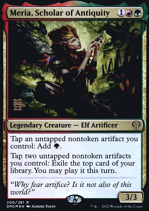 Meria, Scholar of Antiquity [Dominaria United Prerelease Promos]