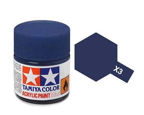 Tamiya X-3 Acrylic Mini Royal Blue (Gloss)