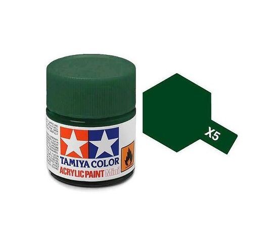 Tamiya X-5 Acrylic Mini Green (Gloss)