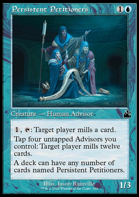 Persistent Petitioners (Retro Frame) [Ravnica Remastered]
