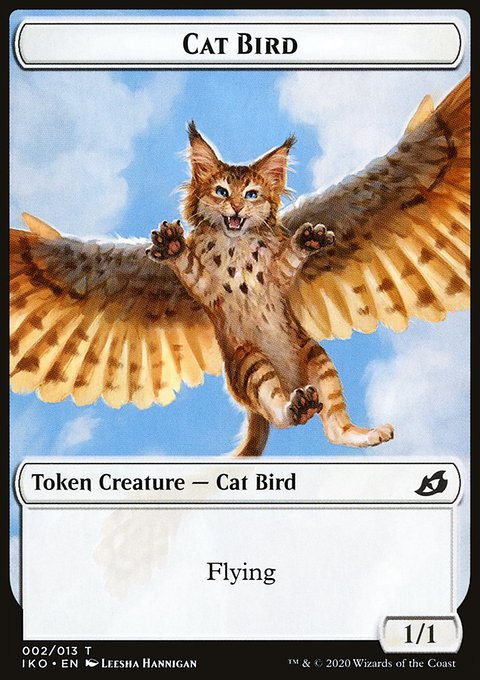 Cat Bird Token [Ikoria: Lair of Behemoths Tokens]
