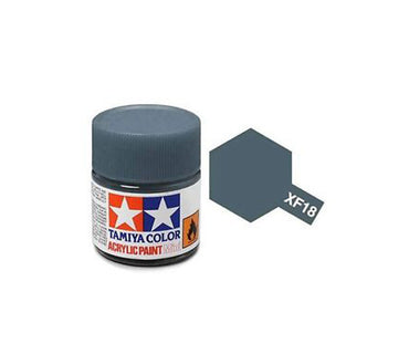 Tamiya XF-18 Acrylic Mini Medium Blue (Flat)