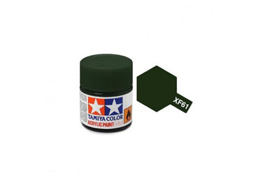 Tamiya XF-61 Acrylic Mini Dark Green (Flat)
