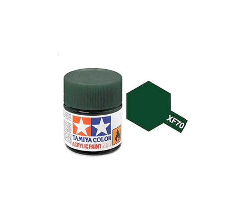 Tamiya XF-70 Acrylic Mini Dark Green (Semi Gloss)