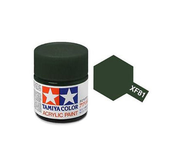Tamiya XF-81 Acrylic Mini Dark Green 2 (RAF)