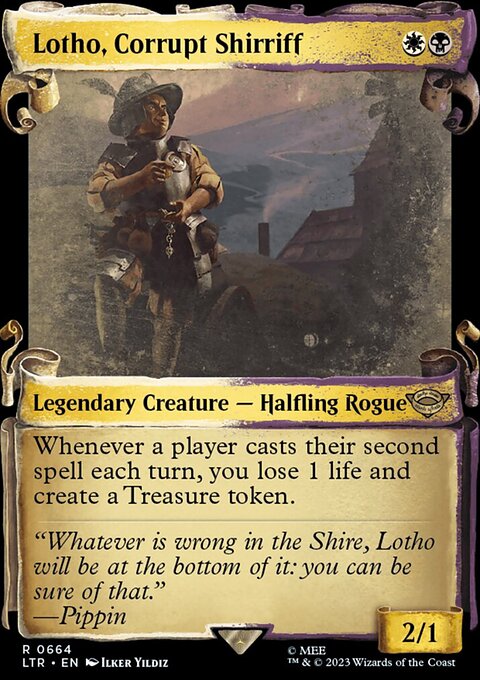 Lotho, Corrupt Shirriff [The Lord of the Rings: Tales of Middle-Earth Showcase Scrolls]