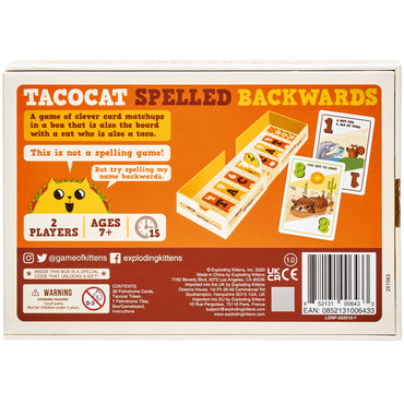 Tacocat Spelled Backwards (By Exploding Kittens)