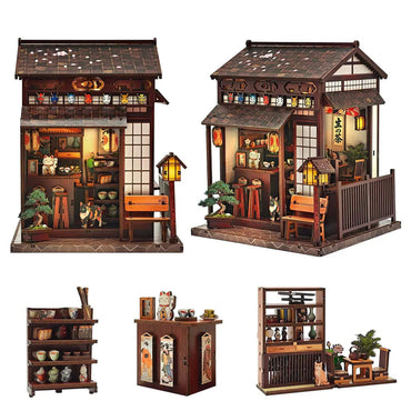 Cherry Blossom Tree Tea Pavilion - DIY 3D Puzzle [SJ-042]
