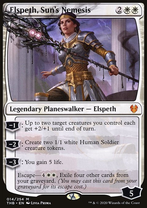 Elspeth, Sun's Nemesis (Promo Pack) [Theros Beyond Death Promos]