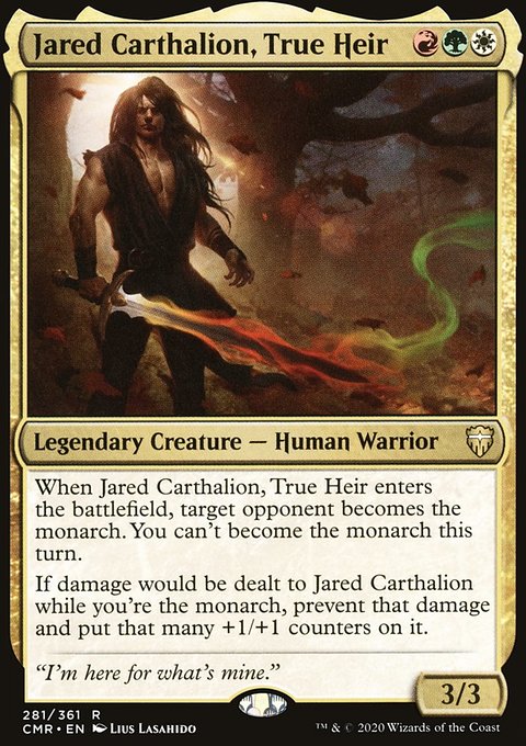 Jared Carthalion, True Heir [Commander Legends]