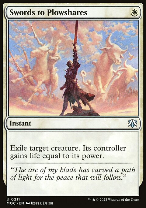 Swords to Plowshares [March of the Machine Commander]