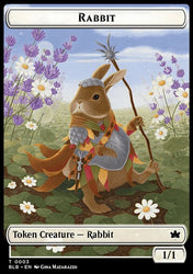 Rabbit // Treasure Double-Sided Token [Bloomburrow Tokens]