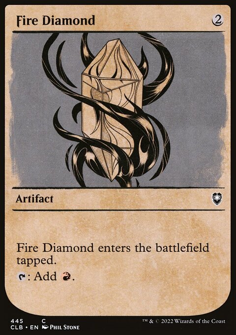 Fire Diamond (Showcase) [Commander Legends: Battle for Baldur's Gate]