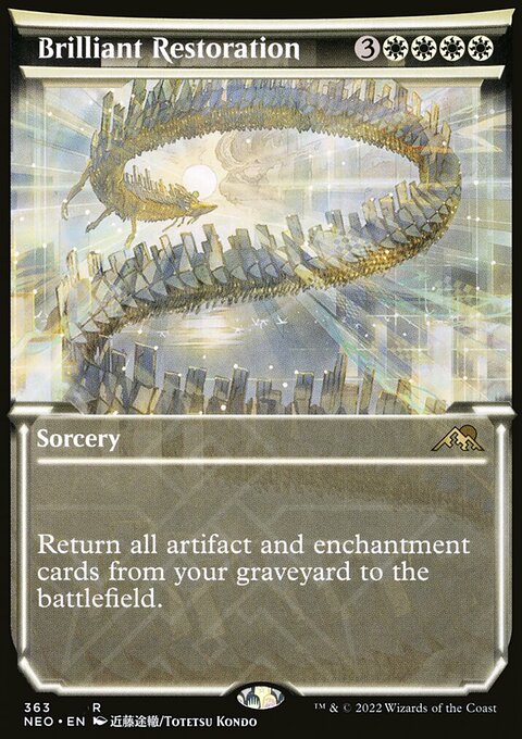 Brilliant Restoration (Showcase Soft Glow) [Kamigawa: Neon Dynasty]