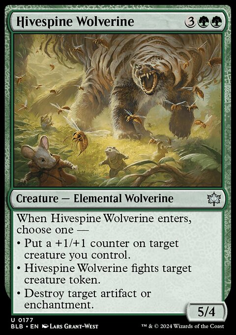 Hivespine Wolverine [Bloomburrow]