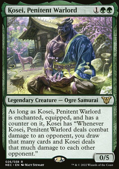 Kosei, Penitent Warlord [Kamigawa: Neon Dynasty Commander]