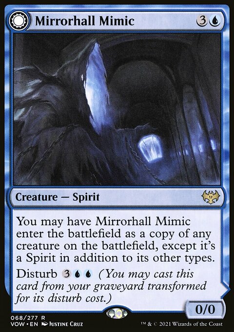 Mirrorhall Mimic // Ghastly Mimicry [Innistrad: Crimson Vow]