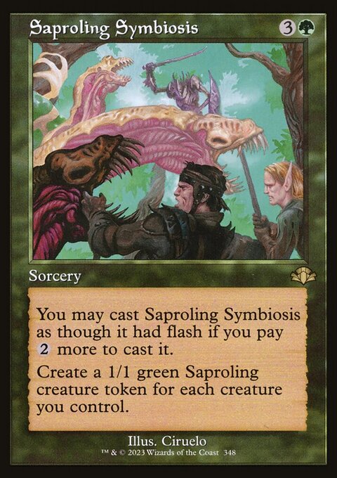 Saproling Symbiosis (Retro) [Dominaria Remastered]