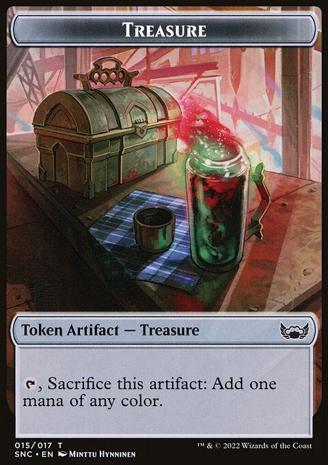 Treasure (015) // Citizen Double-Sided Token [Streets of New Capenna Tokens]