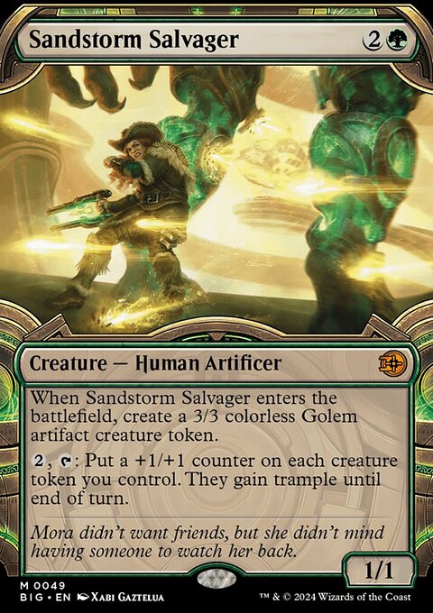 Sandstorm Salvager (Showcase) [Outlaws of Thunder Junction: The Big Score]