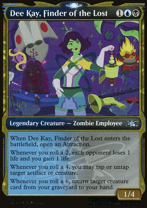 Dee Kay, Finder of the Lost (Showcase) (Galaxy Foil) [Unfinity]