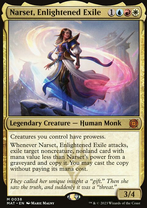 Narset, Enlightened Exile [March of the Machine: The Aftermath]
