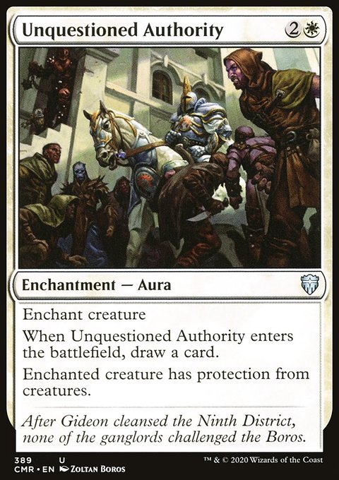 Unquestioned Authority [Commander Legends]