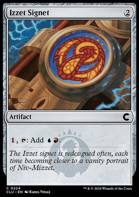 Izzet Signet [Ravnica: Clue Edition]