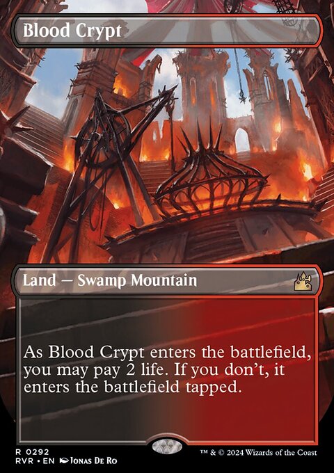 Blood Crypt (Borderless) [Ravnica Remastered]