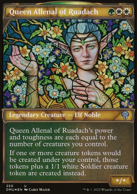 Queen Allenal of Ruadach (Showcase Textured) [Dominaria United]